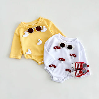 3D Cartoon Mushroom Duck Bodysuit - RYAN AND REMI