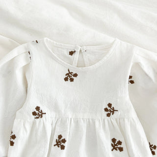 Puff Sleeve Garden Romper - RYAN AND REMI