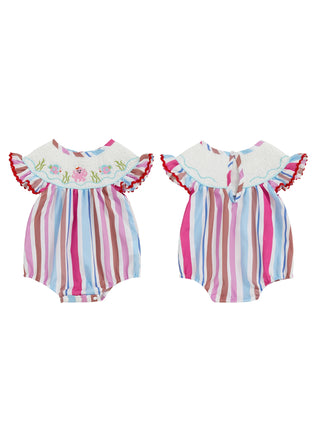 Stripe Summer Day Romper - RYAN AND REMI