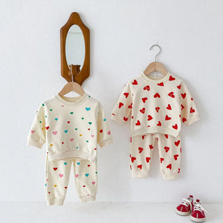 Colorful Heart Jogger Set - RYAN AND REMI