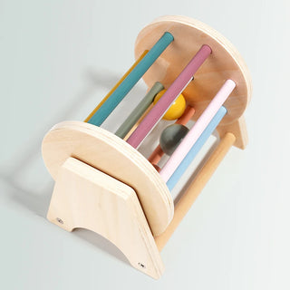 Montessori Wooden Spinning Drum - RYAN AND REMI