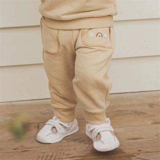Fuzzy Embroidered Jogger Set - RYAN AND REMI