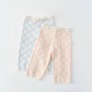 knitted Checkered Sweater Set - RYAN AND REMI
