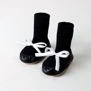 Contrast Bow Walker Shoes - RYAN AND REMI