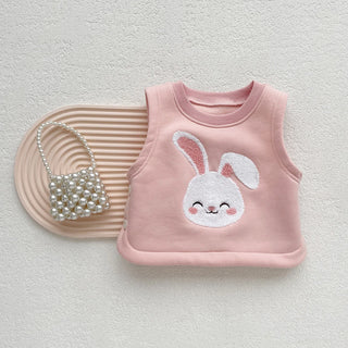 Bear Rabbit Prints Vest Top