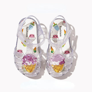 Summer Girls Sandals Cute Fruit Jelly Princess Shoe Children Hollow Out Breathable Beach Sandals Waterproof Anti Slip Kids Shoes - RYAN AND REMI