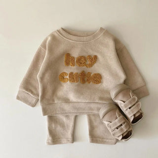 Fuzzy Print Jogger Set - RYAN AND REMI