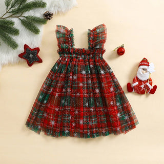Christmas Layered Tulle Dress