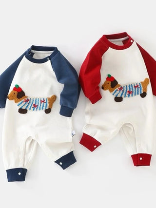 Dog Patch Color Block Jumpsuit - RYAN AND REMI