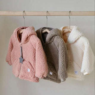 Plush Hooded Zip Jacket - RYAN AND REMI