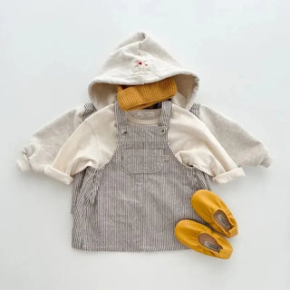 Denim Suspender Dress - RYAN AND REMI