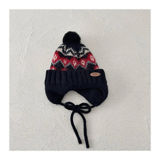 Diamond Grid Fleece Hat - RYAN AND REMI