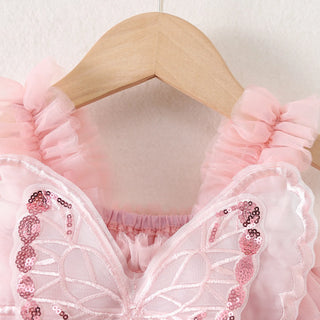 Butterfly Wing Sequin Dress - RYAN AND REMI