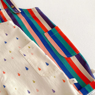 Striped Polka Dot Playsuit - RYAN AND REMI
