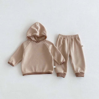 Colorblock Waffle Lounge Set