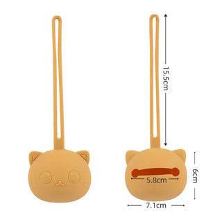 Silicone Cute Cat Shape Pacifier Holder - RYAN AND REMI