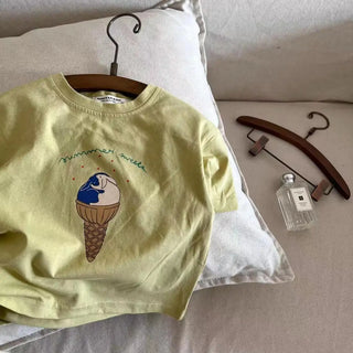 Boys Cartoon Printed T-shirt