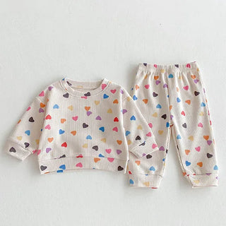 Colorful Hearts Jogger Set - RYAN AND REMI