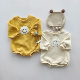 Fuzzy Smile Bodysuit - RYAN AND REMI