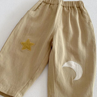 Moon Star Patch  Pants