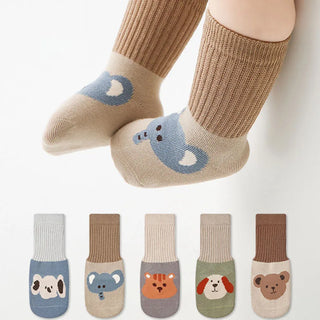 Colorblock Cartoon Socks - RYAN AND REMI