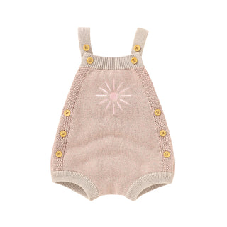Sunshine Knitted Romper