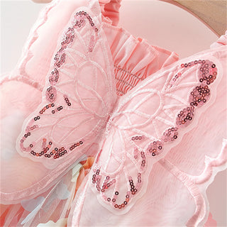 Butterfly Sequin Lace Dress - RYAN AND REMI
