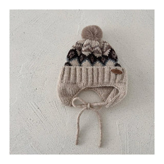 Diamond Grid Fleece Hat - RYAN AND REMI