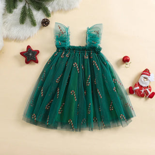 Christmas Layered Tulle Dress