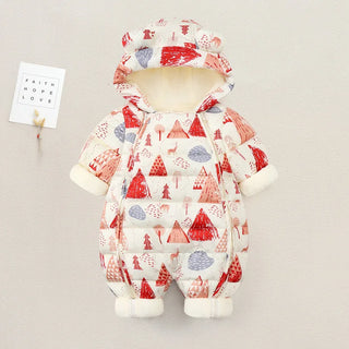 Cartoon Waterproof Hooded Romper With Boots - RYAN AND REMI