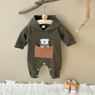 Bear Pocket Jumpsuit - RYAN AND REMI