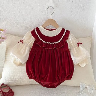 Newborn Christmas Fashion Rompers