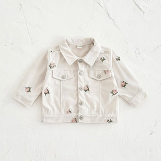 Flower Embroidery Jacket - RYAN AND REMI