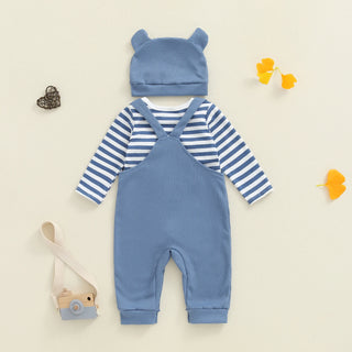Elephant Overalls Jumpsuit Set - RYAN AND REMI
