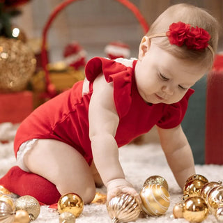 Baby Knee High Bow Detail Cotton Socks - RYAN AND REMI