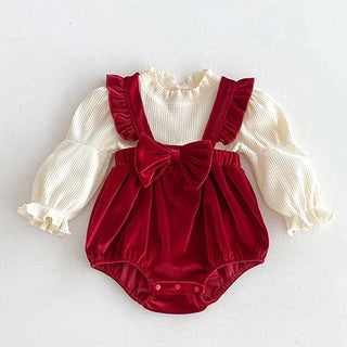 Newborn Christmas Fashion Rompers