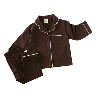 Piped-Trim Pajamas Set - RYAN AND REMI