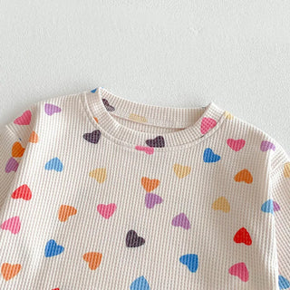 Colorful Hearts Jogger Set - RYAN AND REMI