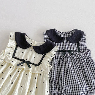 Sleeveless Square Top Romper - RYAN AND REMI