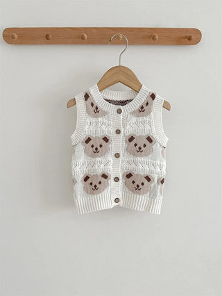 Teddy Bear Knitted Vest