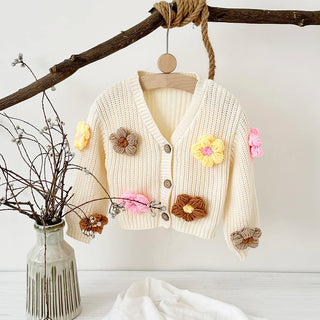 3D Flower Cardigan - RYAN AND REMI