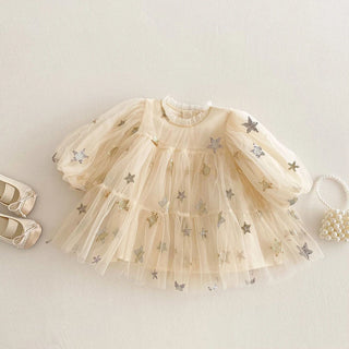 Star Mesh Dress