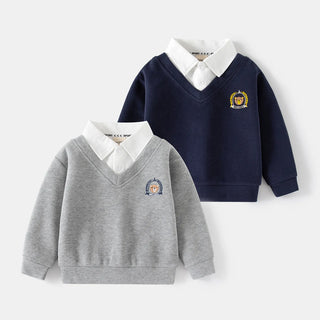 Shirt Neck Sweatshirt