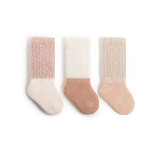 Fleece Lining Color Block Socks - RYAN AND REMI
