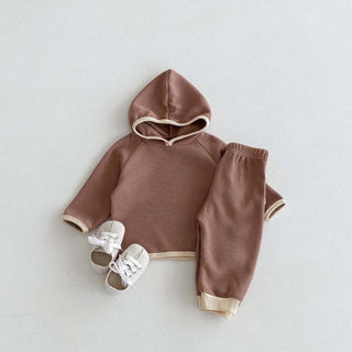 Colorblock Waffle Lounge Set