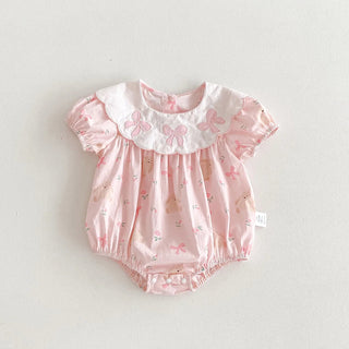 Bunny Rabbit Ribbon Romper