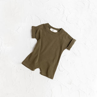 Casual Cotton Short Tee Jumpsuit - RYAN AND REMI