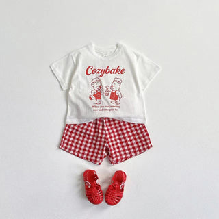 Cozybake Plaid Short Set - RYAN AND REMI