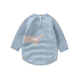 Newborn Dog Design Knitted Bodysuit - RYAN AND REMI