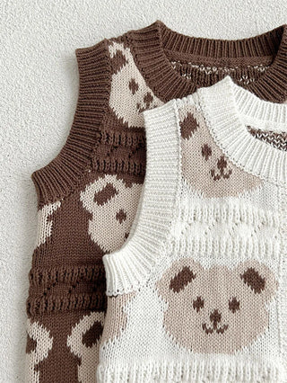 Teddy Bear Knitted Vest